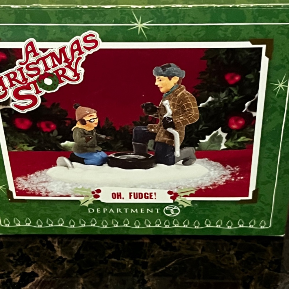 Department 56 "A Christmas Story"  “Oh Fudge” figure